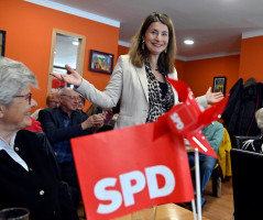 Bürgermeisterkandidatin Naciye Özsu. Bild: Claus Schunk